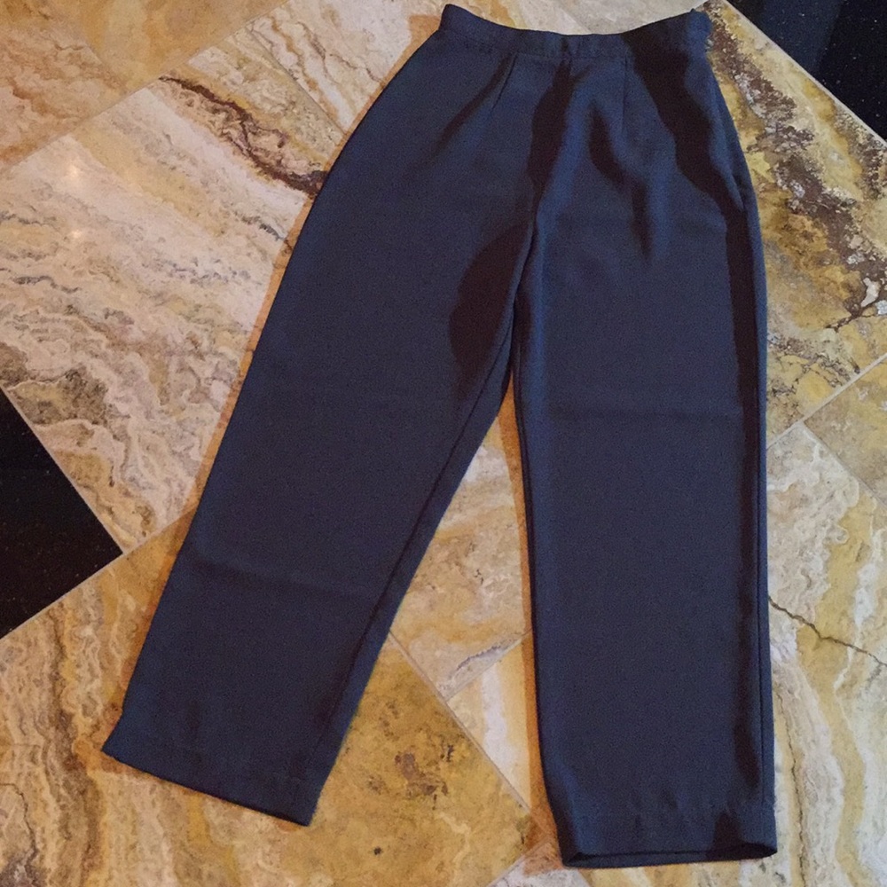 Ming Chun Relaxed Fit Charcoal Gray Dress Slacks